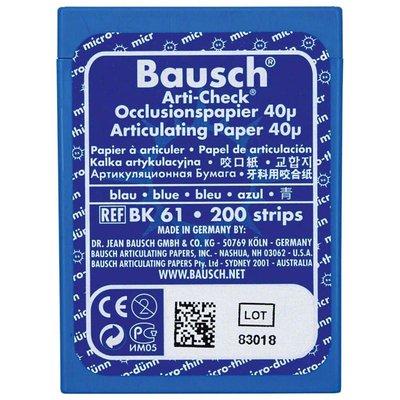 Arti-Check artikulační papír proužky modré