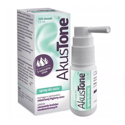 Aflofarm AkusTone spray do uszu przeciw zatkaniu 15ml
