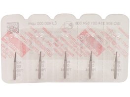 Omni Diamanten 801 - Packung 5 Stück gelb superfein, FG, Figur 001 Kugel, ISO 016