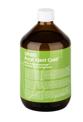 ORBIS Acryl Xject Cold akrylový plast na protézy, liquid, růžový 500ml