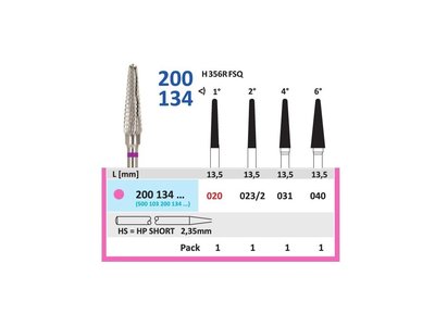 Tvrdokovová fréza - kónus zakulacený Ø 2,3mm
