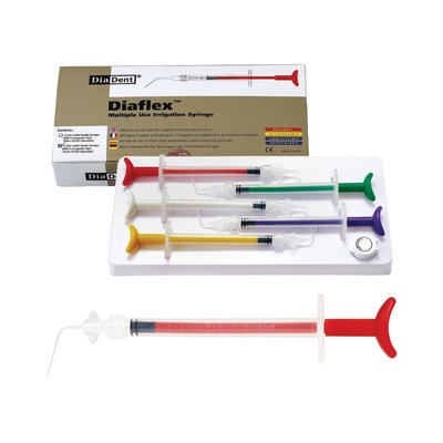 DiaFlex výplachové stříkačky 1,3ml barevné 5ks