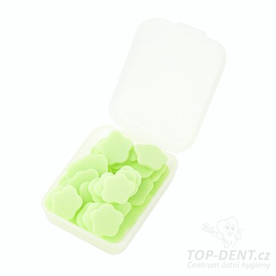 Cestovní mýdlo v pouzdře květiny, 100 ks (jasmín)