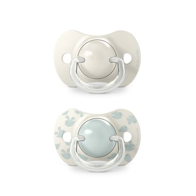 Suavinex SX PRO 6-18 m Birdies dudlík 2 ks - zelený