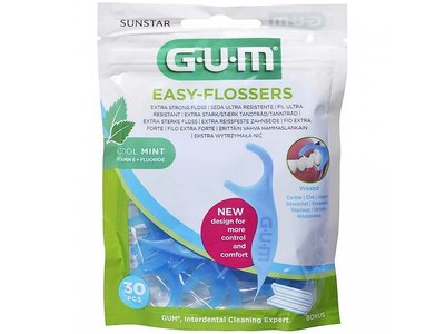 GUM Easy Flosser 30 ks s cestovním pouzdrem