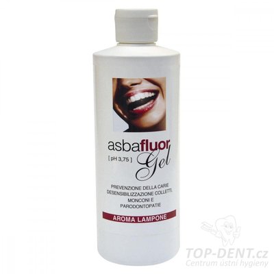 Asbaflour fluoridační gel (malina), 475ml