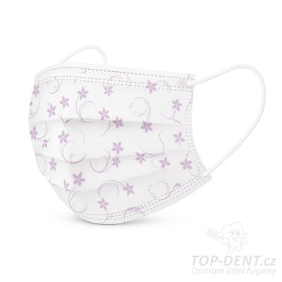 Premium Plus ústenka s potiskem F2 (květiny), 50ks