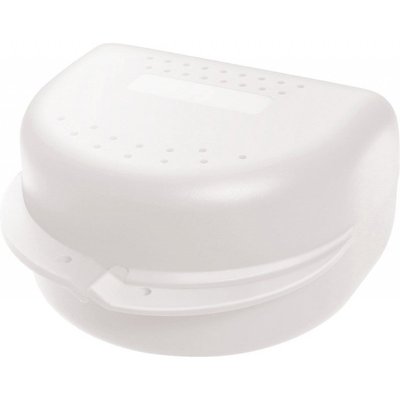 OMNIDENT Krabička Na Rovnátka Pro Dospělé 75 x 65 x 45mm Bílá 1ks