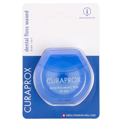Curaprox DF 834 Woskowana nić dentystyczna 50 m