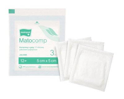 Kompresy jałowe Matopat - WARIANTY