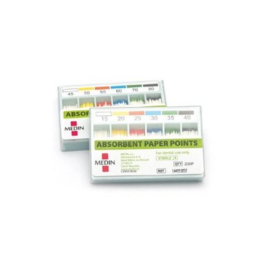 Čepy papírové absorbční kužel 0,06 set 015-040; kalibrované