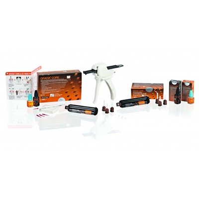 GC GRADIA CORE Kit Cartridge 10mL (20g); 1 G-Premio BOND 5 ml; 1 G-Premio BOND DCA 3ml; 20 Automix koncovek, 20 endo prodloužených koncovek, příslušenství