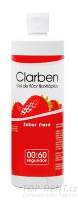 Clarben fluoridační gel (jahoda), 500ml