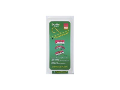 iDontix X-Floss ultra tenké dentální vlákno, žluté 10 ks