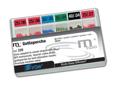 VDW MTWO - Gutaperčové čepy, vel. 50.04