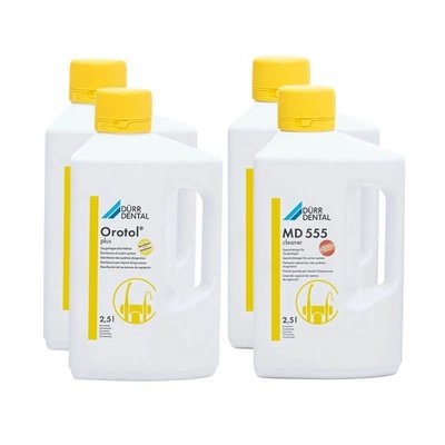 Orotol Combi Set (2 x 2,5 l Orotol Plus, 2 x 2,5 l MD 555)