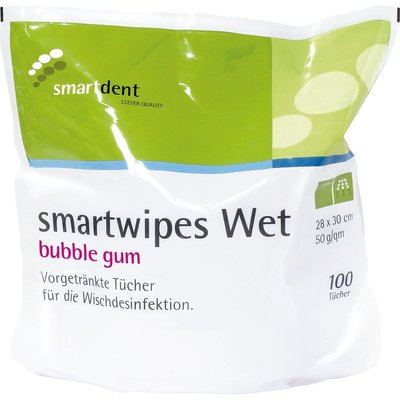 smartdent smartwipes Wet Bubble Gum Ubrousky 28x30cm Sáček 100ks