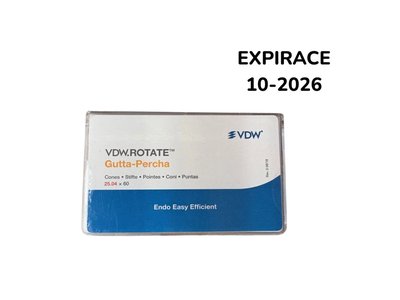 Rotate gutaperčové čepy 25.04, 60ks