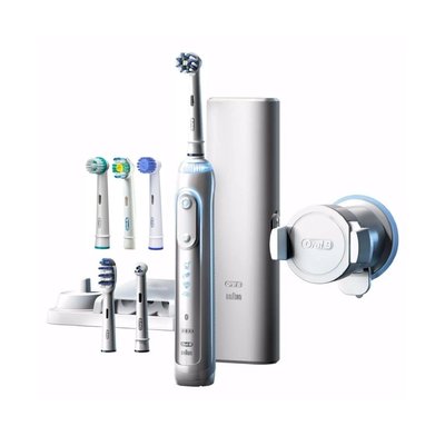 Oral-B Genius 8000 White zubní kartáček + 6ks hlavic v balení