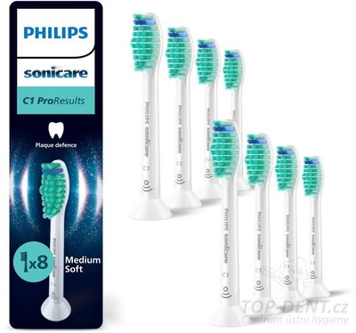 Philips Sonicare C1 ProResults Standard HX6018/87, 8ks