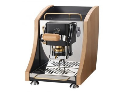 Kávovar Mini AGENTA MAT BLACK světlé dřevo