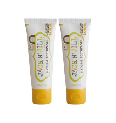 Jack N' Jill Organic Banana dětská zubní pasta 2x50 g