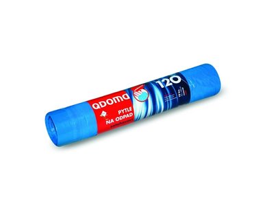 Q-pytle na odpad LDPE 120l, zatahovací, modré