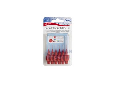 TePe Original 0,5 mm červené 6ks