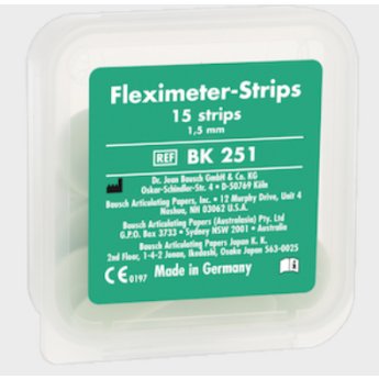Fleximeter-Strips BK251, měřidlo zelené 1,5mm