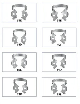 Kofferdam sada spon děti 8 ks se stojánkem