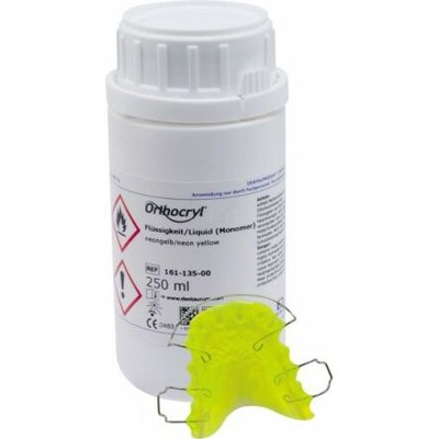 Dentaurum Orthocryl płyn żółty (neon yellow) 250ml