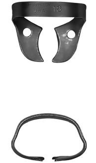 Rubber Dam Clamp 18 Hu-Friedy Black Line