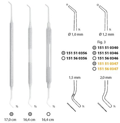 Hladítko se cpátkem; 1,0/1,5 mm; 16,4 cm
