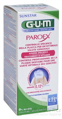GUM Paroex ústní voda (CHX 0,12%), 300ml