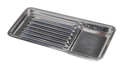 Tacka ze stali nierdzewnej rowkowana 190 x 85 x 10