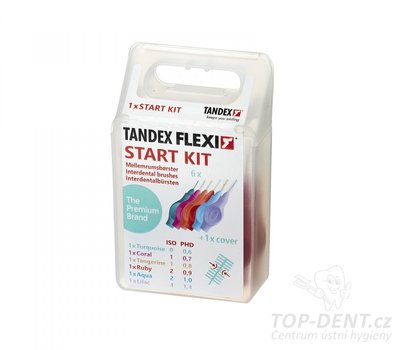 Tandex Flexi Start Kit mezizubní kartáčky, 6ks