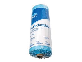 Kopfschutztaschen - Rolle 100 Stück dunkelblau, 28 x 27 cm