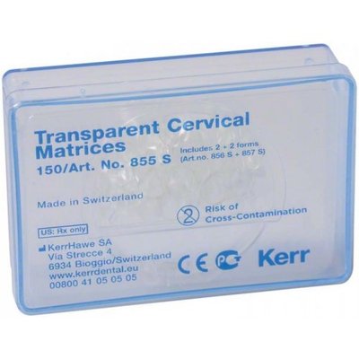 Hawe Neos krčkové matrice transparentní 150 ks