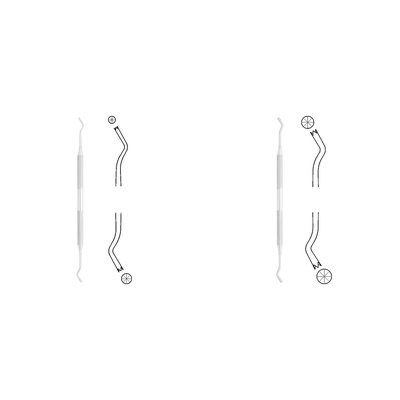 Nosič amalgamu kulaté držátko - Medin