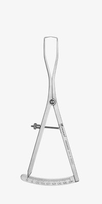 MĚŘÍTKO POSUVNÉ CASTROVIEJO WEISS ZAHNUTÝ