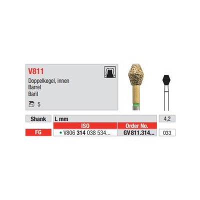 Diamant FG Diacut MLT GV811.033 (5ks/bal)