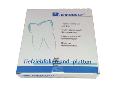 Erkolen - transparentní fólie, Ø 120mm, tloušťka 1mm, 20ks