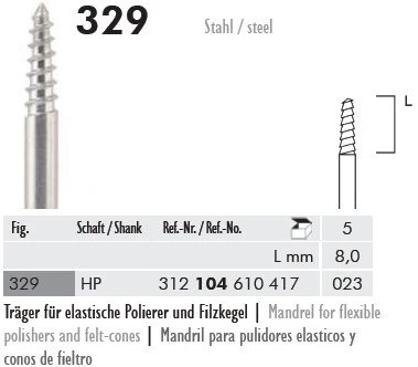 Meisinger mandrylka stalowa 329.104.023