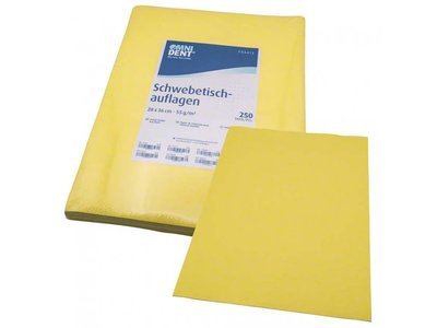 OMNI Ubrousky na odkládací tácky křesla, 250ks žluté