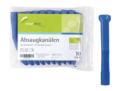 Odsávací kanyly Smart, 10ks modré 111218