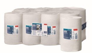 Ręczniki pap.Tork rolka białe Advanced mini 1szt. 1-warstw., system M1 (gładkie bez nadruku)