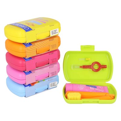 Zestaw podróżny do higieny jamy ustnej Curaprox - niebieski