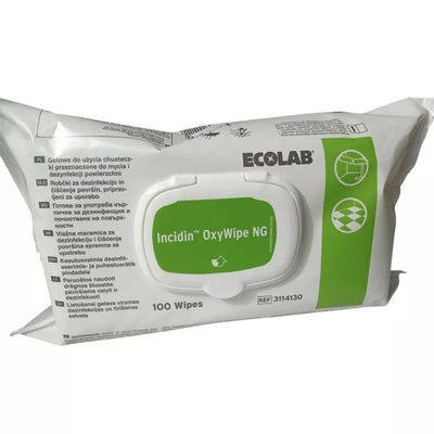 Incidin OxyWipe NG chusteczki do dezynfekcji 100szt Ecolab