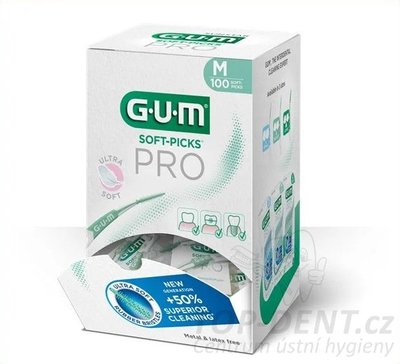 GUM Soft Picks PRO mezizubní kartáčky (M), 100ks
