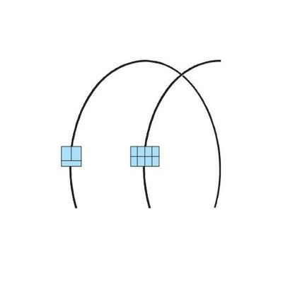 Obloukový drát předtvarovaný obdélníkový TWIST .016x.016 10 ks